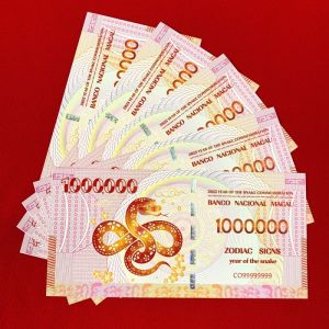 Combo 10 Tờ Tiền Con Rắn Triệu Đô Macao Lì Xì Tết