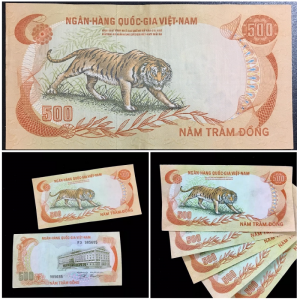 Tiền Con Hổ 500đ Việt Nam