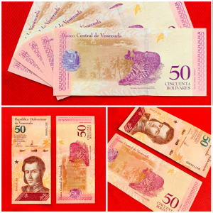 Tiền Con Mèo Venezuela 50 Bolivias